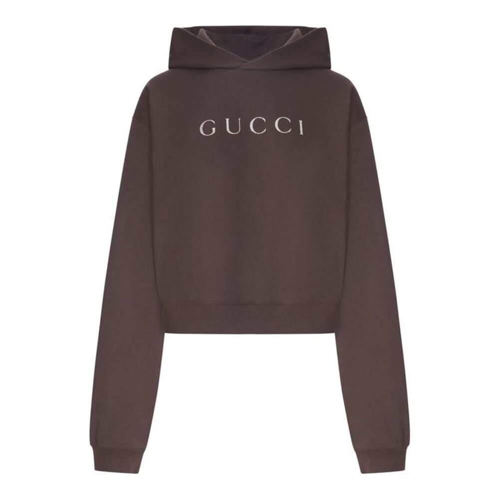 Gucci Women Gucci Logo Hoodie